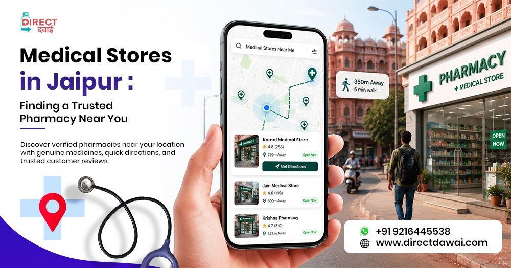 Medical Stores in Jaipur: Finding a Trusted Pharmacy Near You